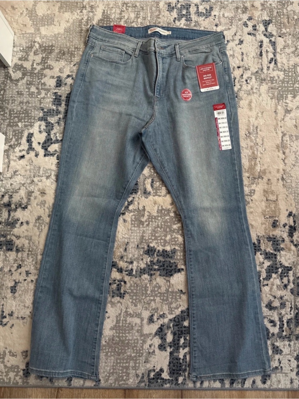 Levi's Light Blue Mid-Rise Bootcut Jeans